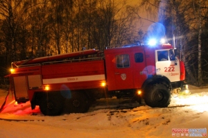 Возгорание в Нахабинском Лицее №1 Красногорского района