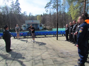 Учения в Зеленом театре Городского парка г. Красногорска, в рамках операции Курорт-2012