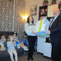 Председатель Общественного совета поздравил многодетную семью с Новым Годом!