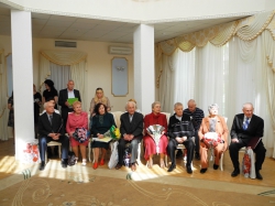 В Красногорском управлении ЗАГС прошло чествование супружеских пар, которые отмечают золотые и брильянтовые свадьбы!