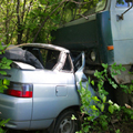 На 31 км Волоколамского шоссе произошло столкновение автомобилей "КамАЗ" и "ВАЗ", в ДТП погибла девушка-водитель 1990 г.р.