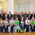 В Красногорском ЗАГСе чествовали семейные пары, отметившие 50, 55 и 60 лет совместной жизни.