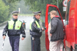 В Красногорске продолжают проверять водителей на трезвость.