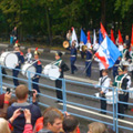 Трудовые коллективы Красногорска прошли под громкие овации жителей.