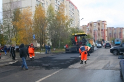 Администрация Красногорска: ремонт внутриквартальных дорог завершится 30 октября 2015 года.