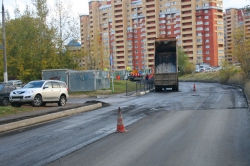 Администрация Красногорска: ремонт внутриквартальных дорог завершится 30 октября 2015 года.