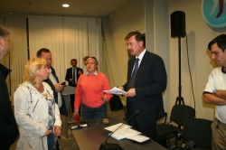 В Красногорске прошла встреча с жителями микрорайона Павшинская Пойма.