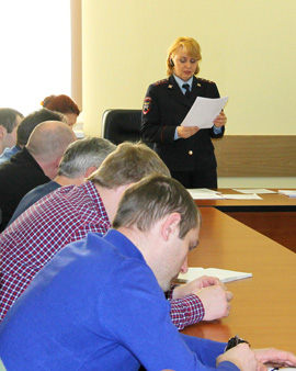 Отдел Государственной автоинспекции подвел итоги служебной деятельности за 2015 год.