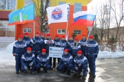 Лучший автогонщик Московской области из Красногорска подтвердил свой успех на IX Зимней спартакиаде сотрудников ГИБДД.