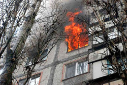 Пожар 1 апреля 2017 года в квартире по адресу: город Красногорск, улица Пионерская, дом №8.