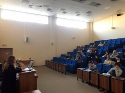 Член Общественной палаты го Красногорск Ирина Нагорная провела семинар для студентов РАНХиГС.