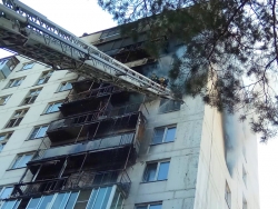 Радий Хабиров о большом пожаре на улице Комсомольской в Красногорске, где пострадали больше 10 квартир!