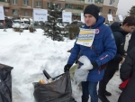 Молодёжный парламент го Красногорск принял участие в экологической акции «Единый день раздельного сбора».