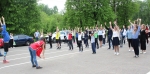 Сотрудники УМВД России по г.о. Красногорск провели акцию «Зарядка со стражем порядка».