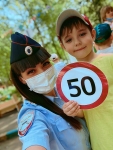 Госавтоинспекторы Красногорска провели с детьми занятие по правилам дорожного движения!
