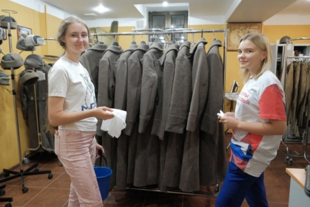 Волонтеры оказали помощь красногорскому военно-историческому центру!
