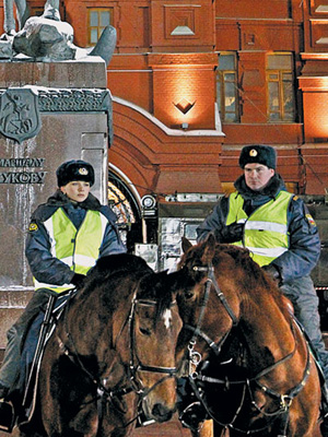 Обеспечение общественного порядка сотрудниками УМВД Красногорска в Новогодние праздники!