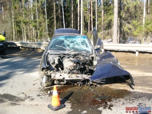 ДТП в Красногорском районе на автодороге М-9 Балтия-Веледниково-Лешково