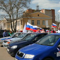 В рамках "Единого дня детской дорожной безопасности" состоялся автопробег "Безопасные дороги"