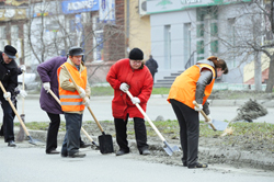 Озеленение города Красногорска в микрорайоне Павшинская пойма.