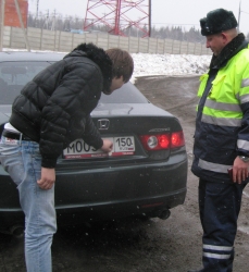 Операция "чистый автомобиль" в Московской области.