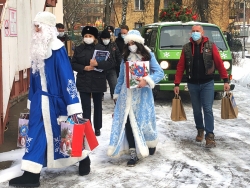 В Красногорске полицейские и общественники присоединились к акции «Полицейский Дед Мороз»