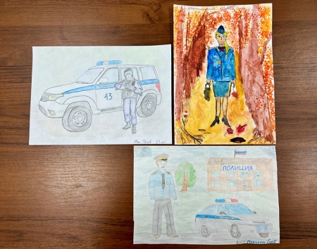 Сотрудники полиции Красногорска подвели итоги конкурса детского рисунка «Мои родители работают в полиции»