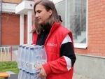 Молодёжный центр вместе с волонтёрами Красногорска передали в госпиталь имени А.А. Вишневского питьевую воду и наборы средств личной гигиены!