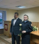 Заместитель главы го Красногорск поздравил сотрудников вневедомственной охраны Росгвардии с наступающим Новым годом!