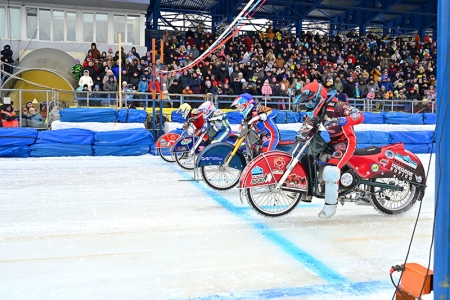 В Красногорске пройдёт заключительный этап чемпионата России по мотогонкам на льду (Зимний спидвей 2024)