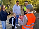 Родительский патруль на страже безопасности юных участников дорожного движения.